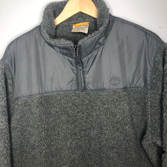 Timberland Stratham 1/4 Zip Pullover Heavy Fleece - Picture 3 of 8